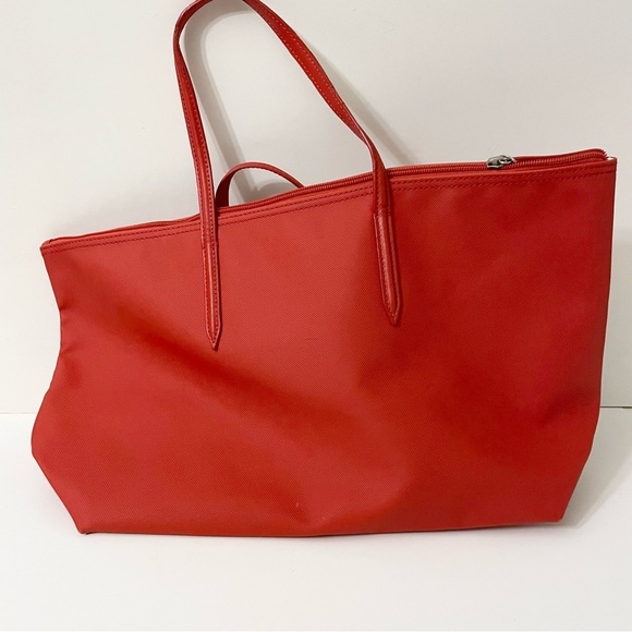 Lacoste Red Women's Tote Bag - Picture 6 of 16